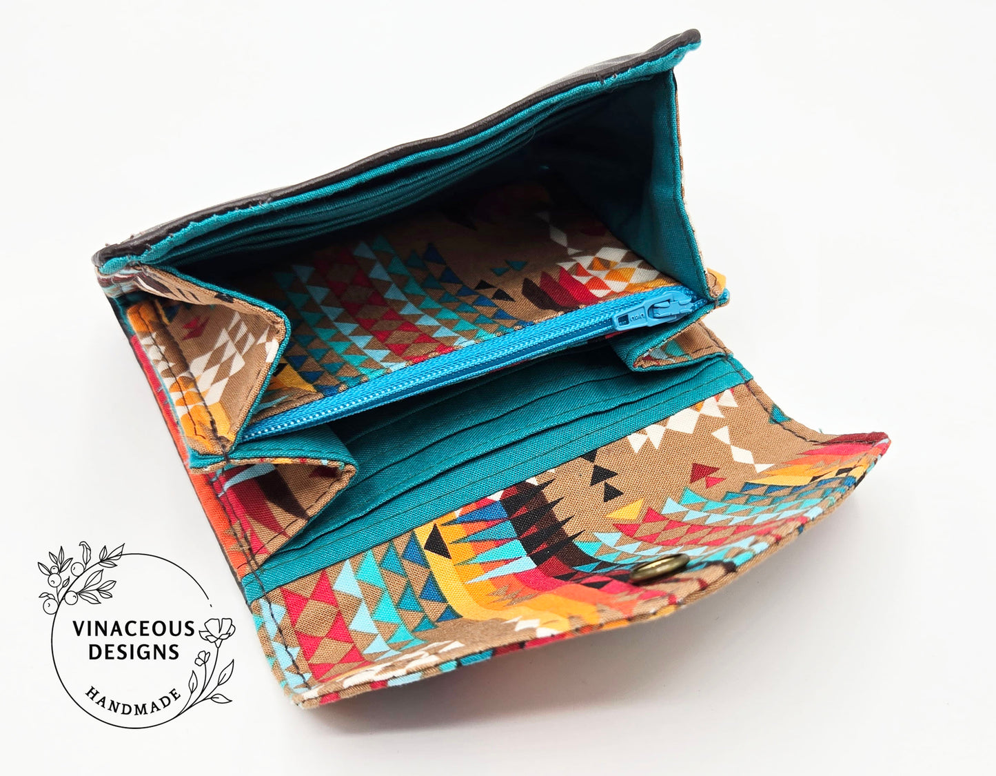 Brown Southwest Wallet