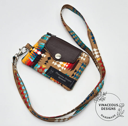 ID Lanyard: Brown Southwest