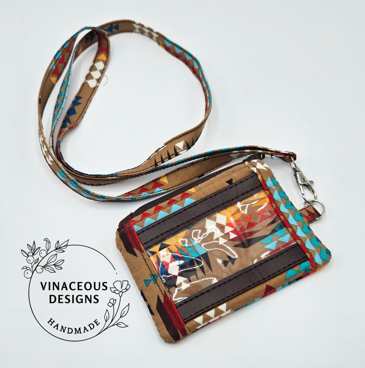 ID Lanyard: Brown Southwest