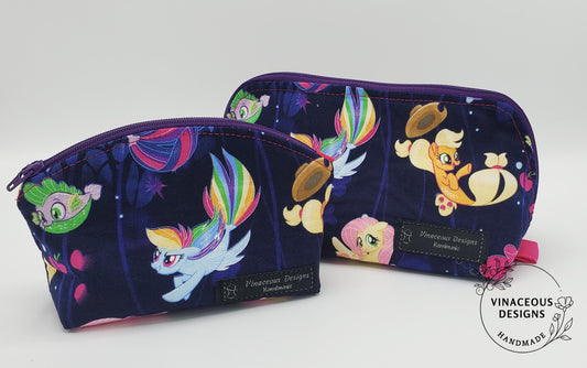 Mini Pouch & Cosmetic Bag: Lil SeaPonies