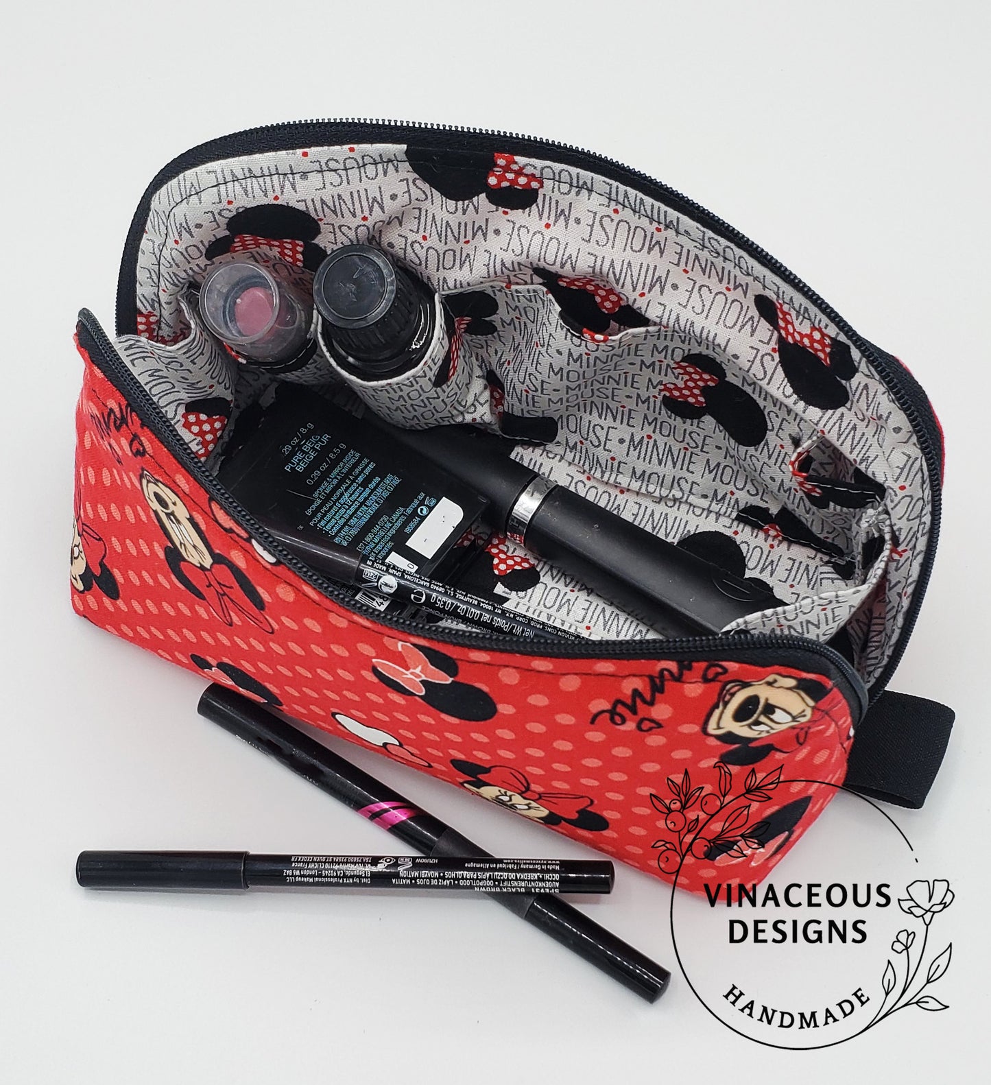 Mini Pouch & Cosmetic Bag: Minnie the Mouse