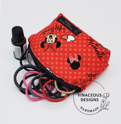Mini Pouch & Cosmetic Bag: Minnie the Mouse