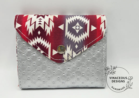 Red/Grey Southwest Wallet