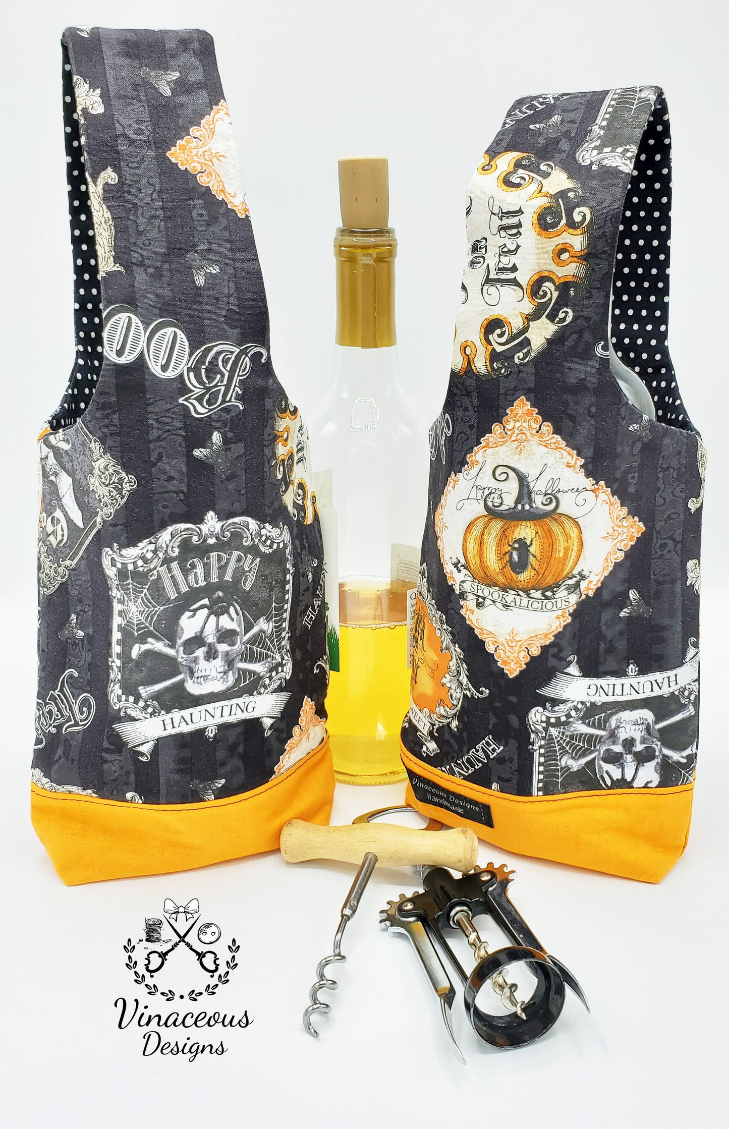 Wine Tote: Halloween Spookalicous