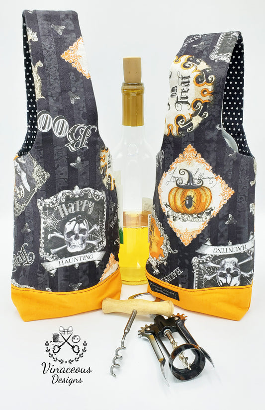 Wine Tote: Halloween Spookalicous
