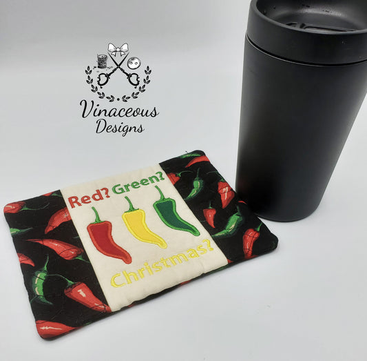 Mug Rug: Chili