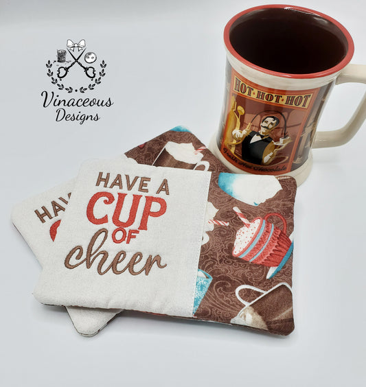 Mug Rug: Cup of Cheer